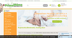 Desktop Screenshot of primamama.cz