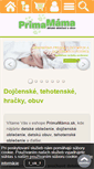 Mobile Screenshot of primamama.sk